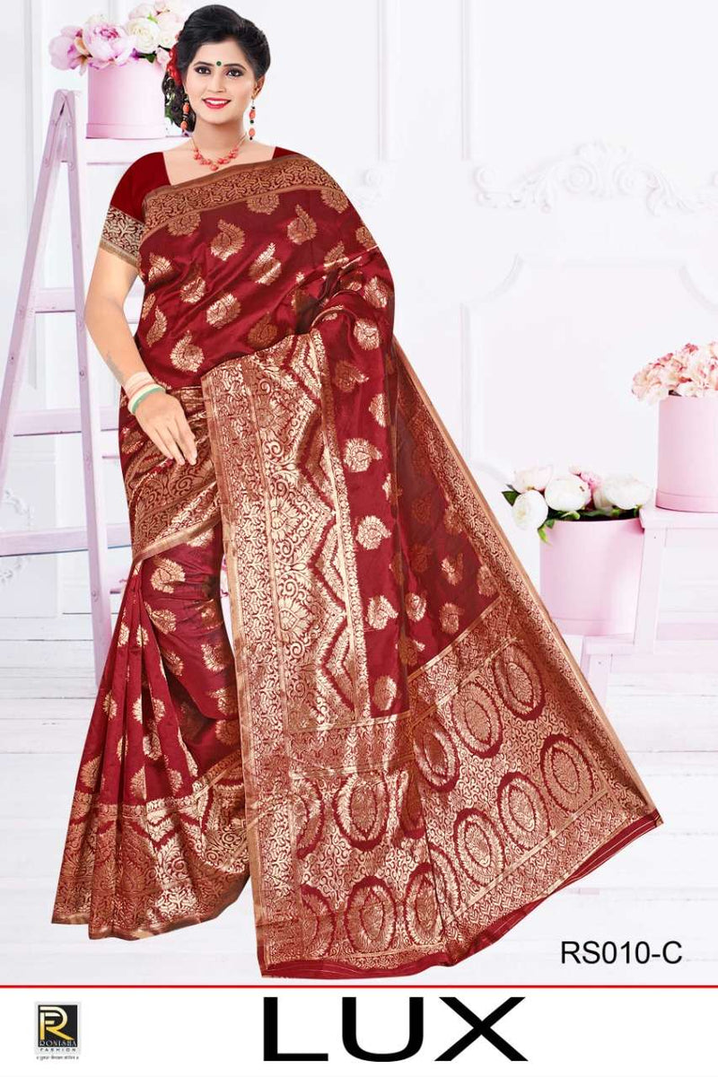 Ranjna Saree Presents Lux Silk Printed Designer Party And Casual Wear Fancy Sarees