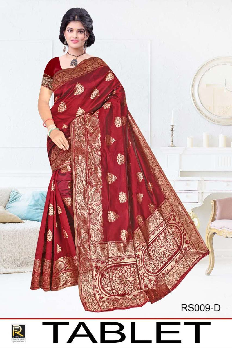 Ranjna Saree Tablet Silk Designer Fancy Exclusive Casual Wear Printed Sarees