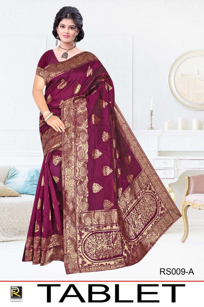 Ranjna Saree Tablet Silk Designer Fancy Exclusive Casual Wear Printed Sarees