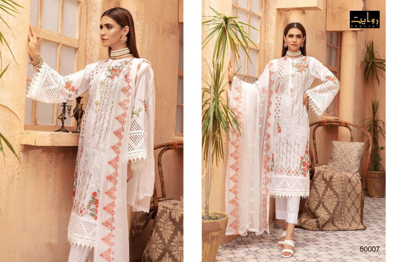 Rawayat Afrozeh Vol 3 Faux Georgette With Embroidery Work Pakistani Salwar Kameez