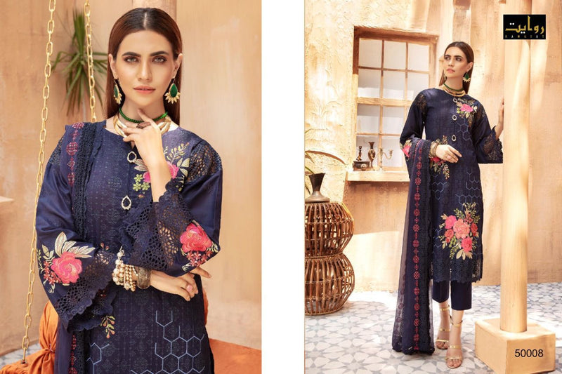 Rawayat Afrozeh Vol 3 Faux Georgette With Embroidery Work Pakistani Salwar Kameez