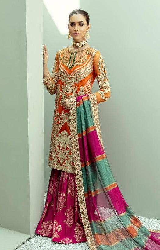 Rawayat Fashion D No 27001 Fox Georgette Embroidery Work Exclusive Heavy Designer Salwar Suits With Dupatta