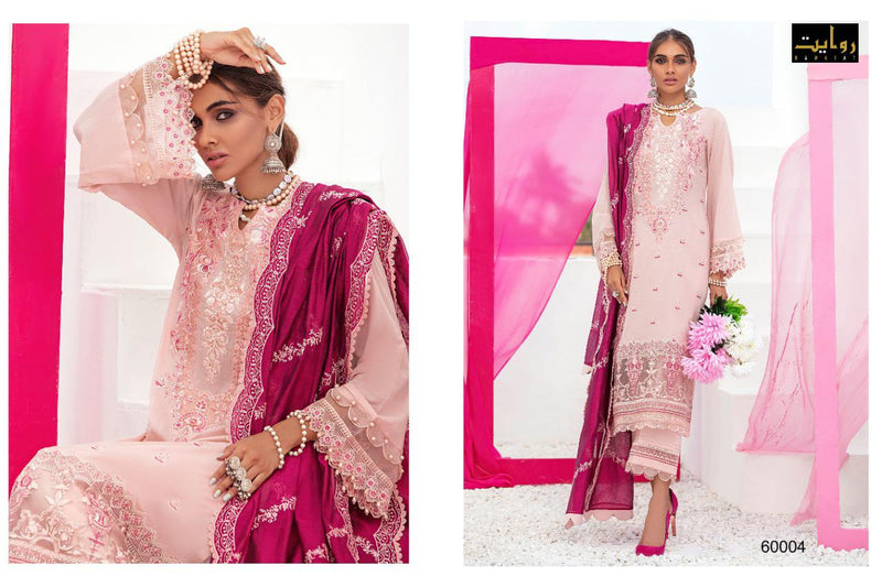 Rawayat Fashion Presents By Zainab Chottani Pure Cotton With Embroidery Work Party Wear Salwar Kameez