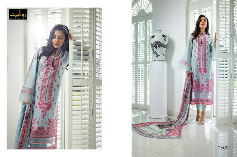 Rawayat Rani Sahiba Lawn Collection 2021 Exclusive Designer Salwar Kameez With Dupatta