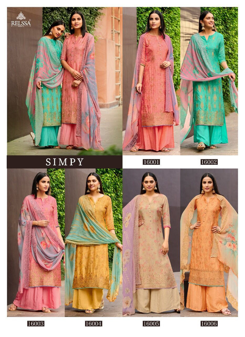 Relssa Simpy Tanui Jacquard With Digital Print And Handwork Salwar Suit