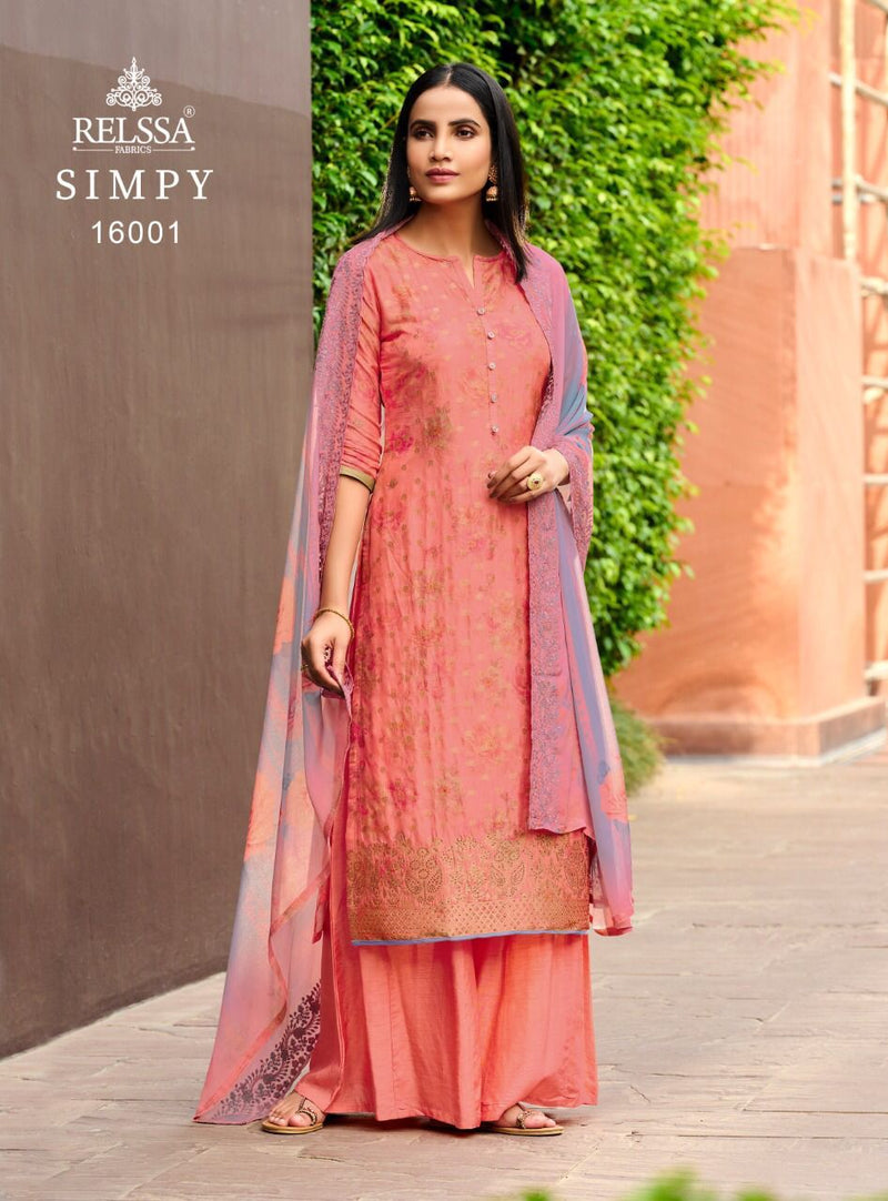 Relssa Simpy Tanui Jacquard With Digital Print And Handwork Salwar Suit