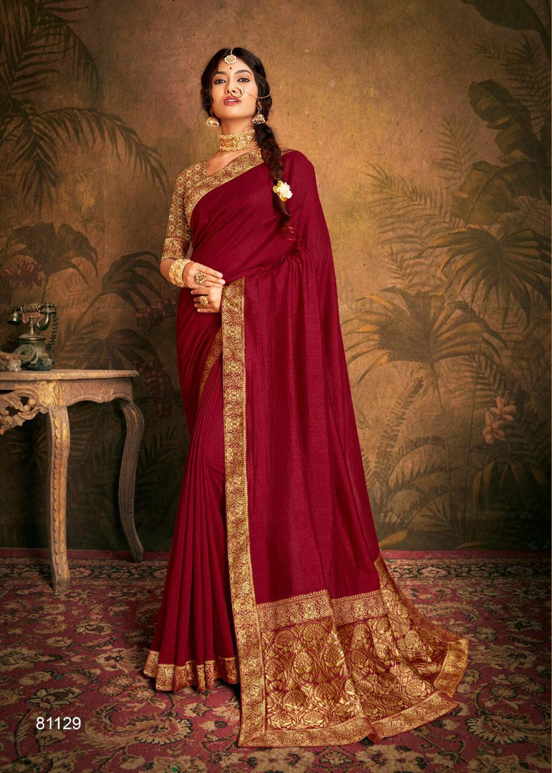 Right Women Designer Geetanjali Vichitra With Rich Pallu Saree