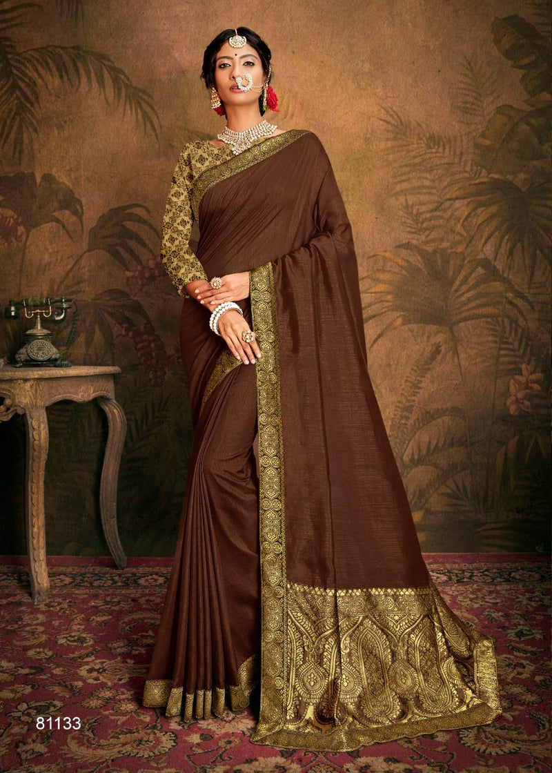 Right Women Designer Geetanjali Vichitra With Rich Pallu Saree