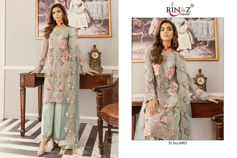 Rinaz Fashion Block Buster Vol 10 Georgette Embroidered Pakistani Salwar Kameez