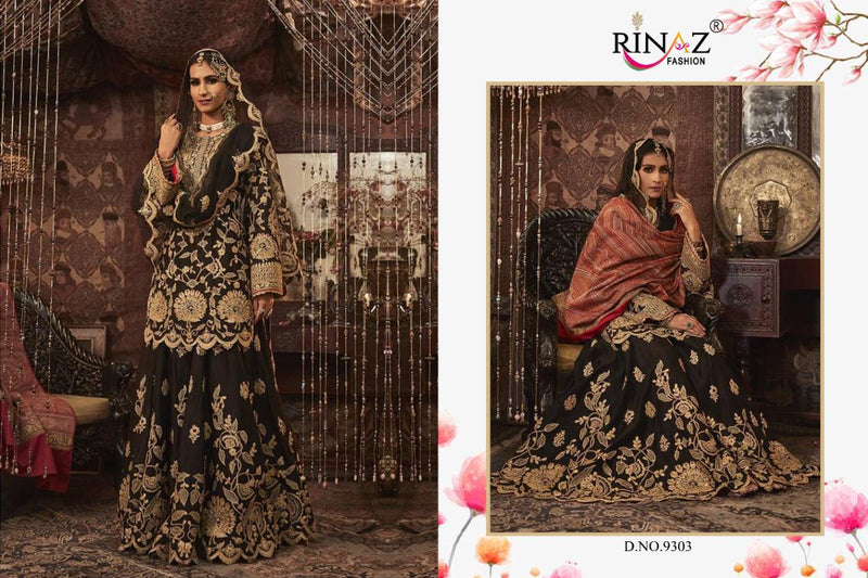 Rinaz Fashion Launch Bridal Collection Fox Georgette With Heavy Embroidery Work Exclusive Pakistani Salwar Kameez