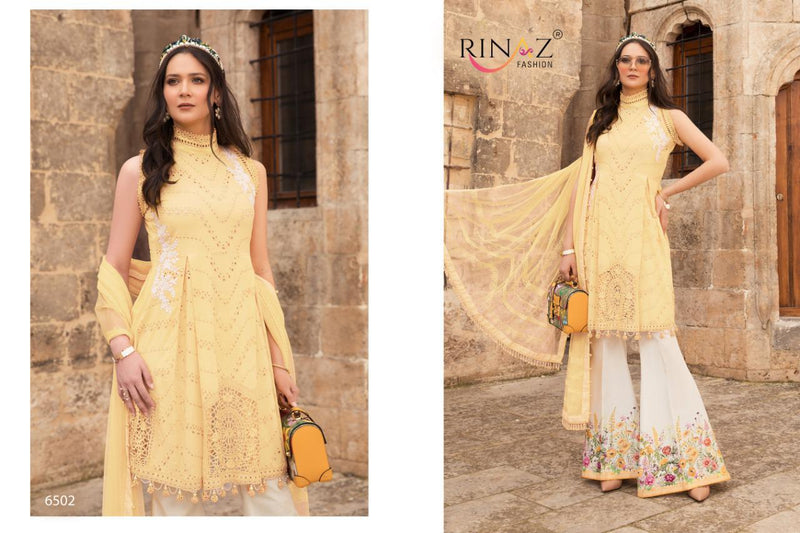Rinaz Fashion Maria B Cambric Cotton Heavy Embroidery Work Salwar Kameez