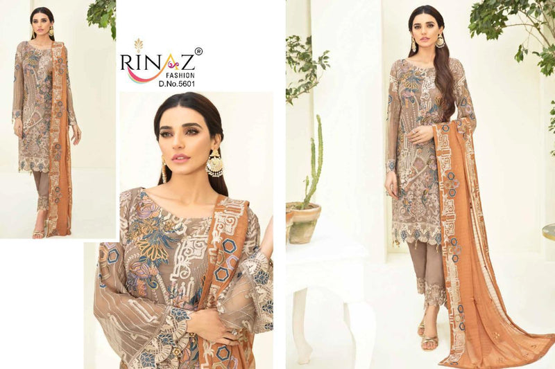 Rinaz Fashion Ramsha Vol 5 Fox Georgette Heavy Embroidery Work Pakistani Salwar Kameez
