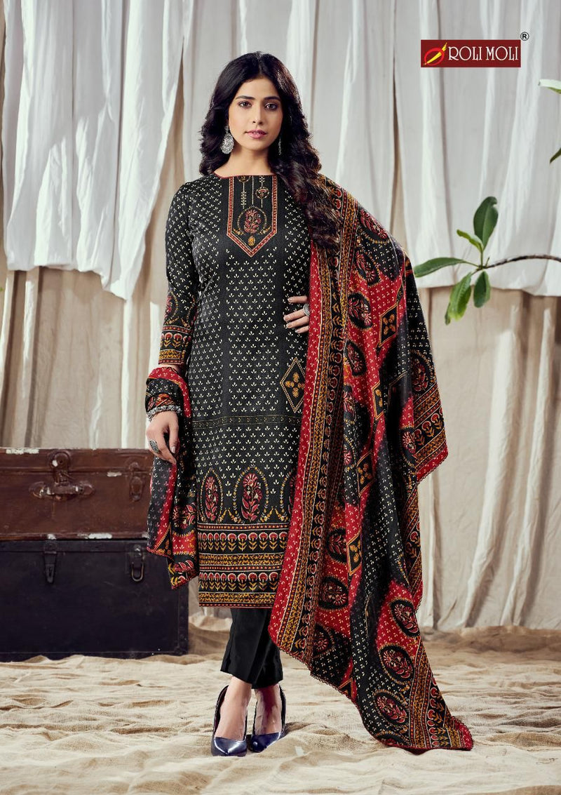 Roli Moli Gulnar Pashmina Jacquard Casual Winter Wear Salwar Suit