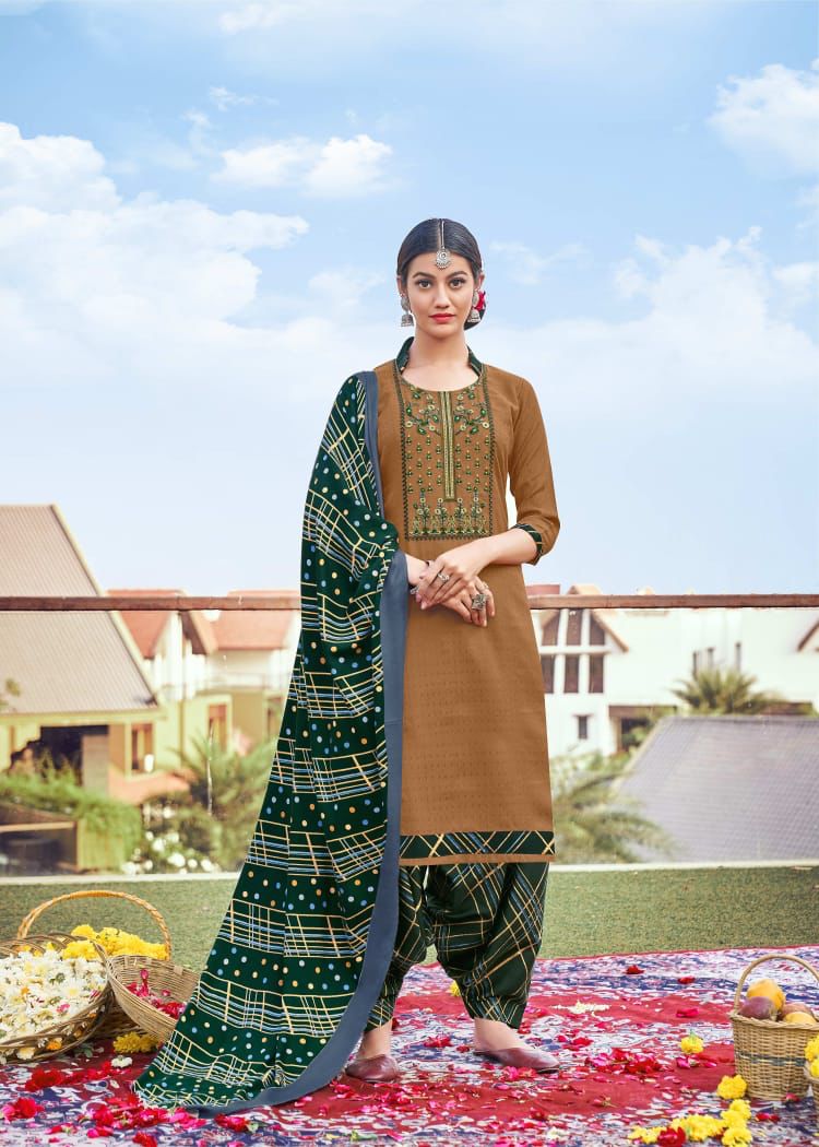 Roli Moli Nazia Pashmina Printed With Embroidery Work Wollen Suits