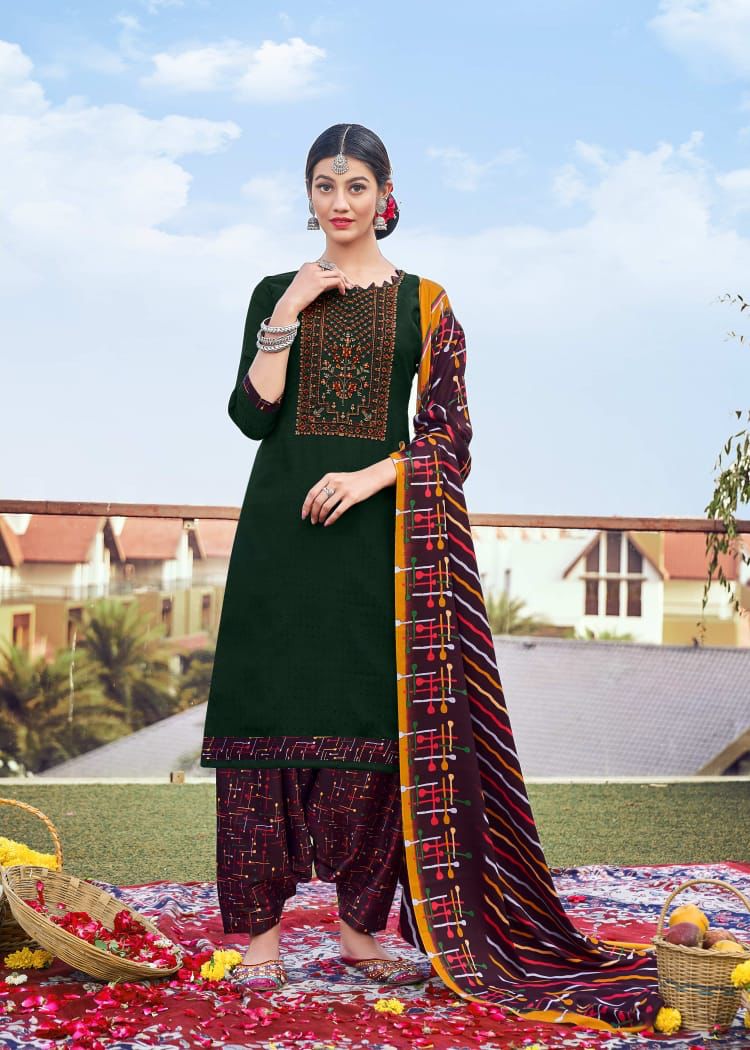 Roli Moli Nazia Pashmina Printed With Embroidery Work Wollen Suits