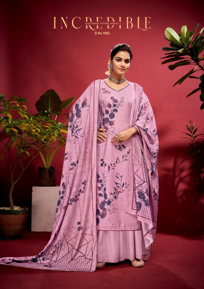 Roli Moli Simmer Pashmina Jacquard Digital Print Salwar Kameez