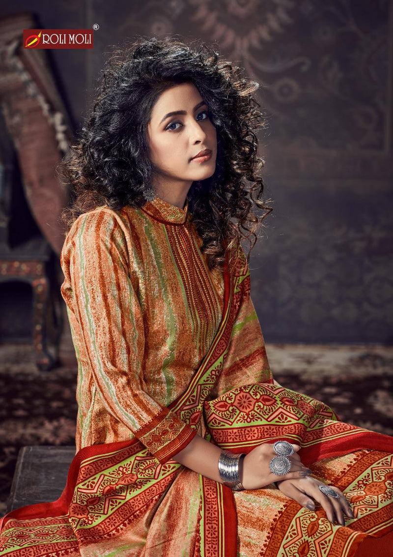 Roli Moli Presents Swara Pashmina Jacquard Pakistani Salwar Kameez
