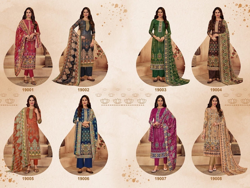 Roli Moli Zaara Vol 2 Pashmina Jacquard Print Fancy Salwar Suit