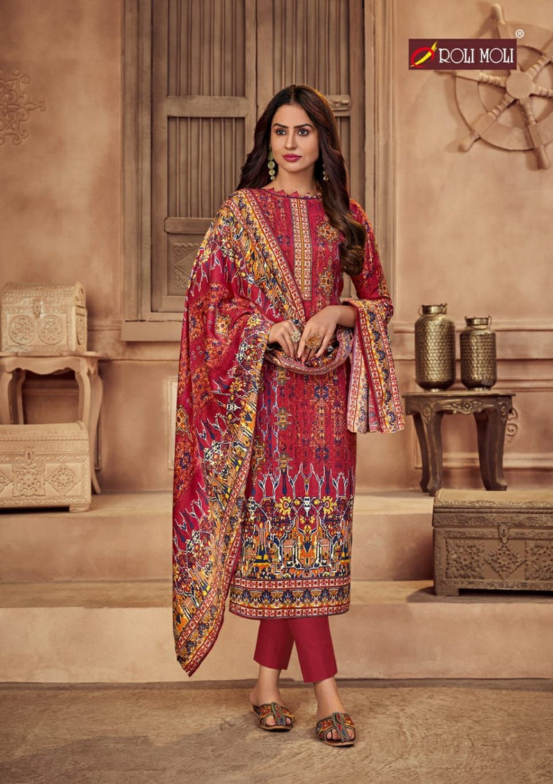 Roli Moli Zaara Vol 2 Pashmina Jacquard Print Fancy Salwar Suit