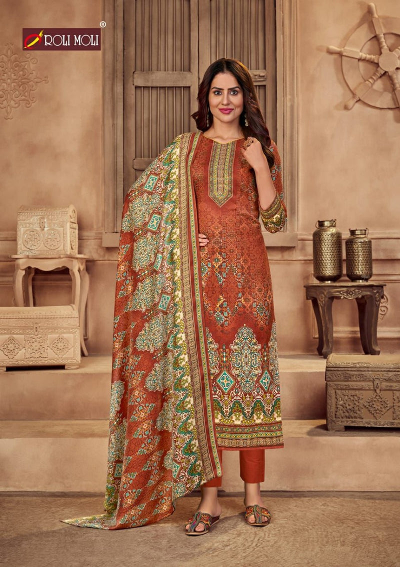 Roli Moli Zaara Vol 2 Pashmina Jacquard Print Fancy Salwar Suit