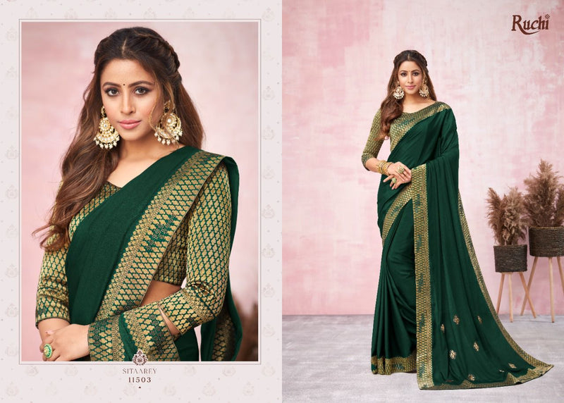 Ruchi Saree Sitaarey Silk Fancy Designer Saree