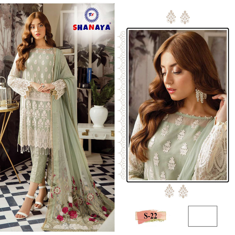 Shanaya Fashion S 22 Edition Fox Georgette Pakistani Style Designer Party Wear Salwar Suits