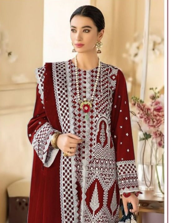 Shree Fabs S 394 Color Fox Georgette Designer Pakistani Style Wedding Wear Salwar Suits