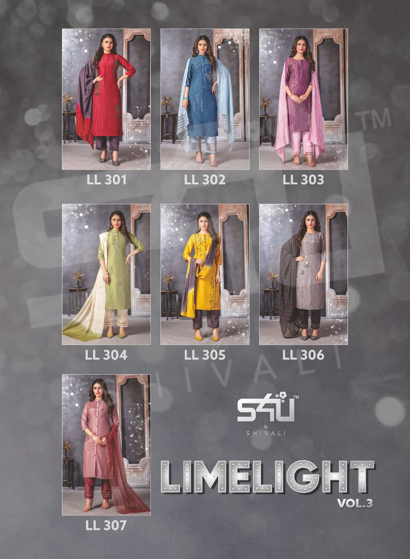 S4u Shivali Limelight Vol 3 Casual Wear Fancy Salwar Suits