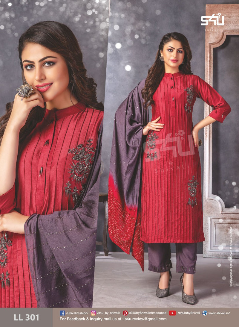 S4u Shivali Limelight Vol 3 Casual Wear Fancy Salwar Suits