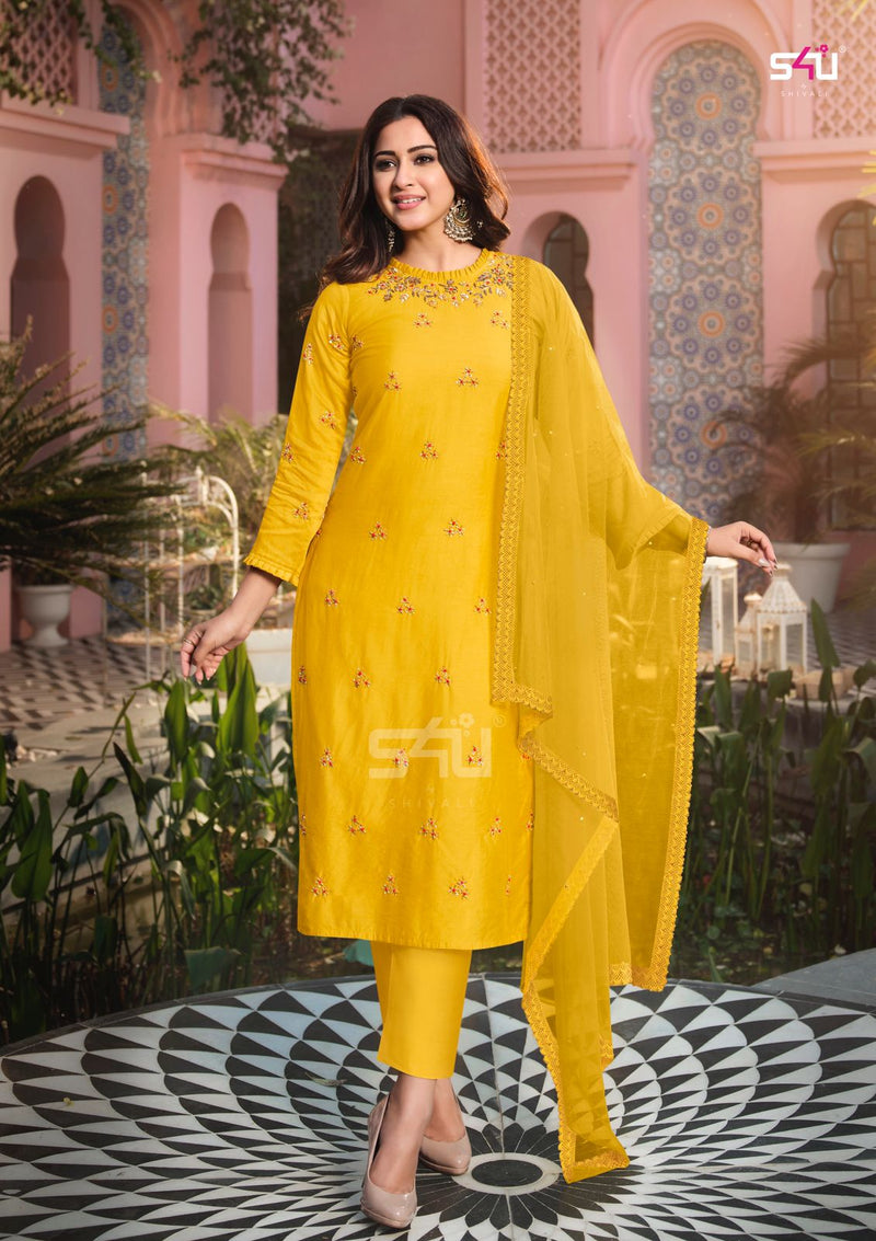 Buy Embroidered Rayon Party Wear Kurti Online