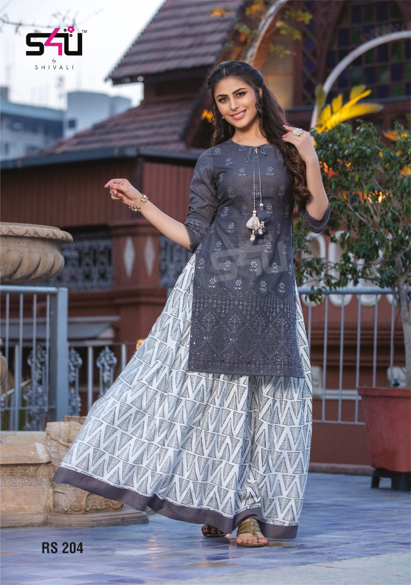 S4u Shivali Retro Skirts Vol 2 Cotton Designer Partywear Kurti Collection