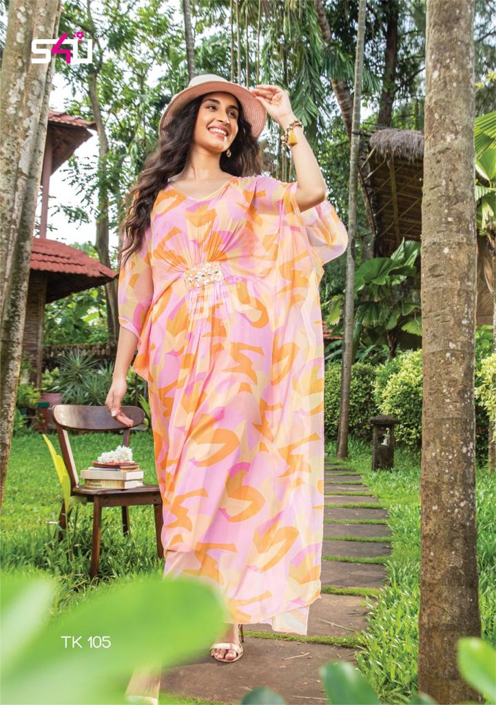 S4u Shivali Tropical Kaftan Vol 2 Fancy Designer Printed Wear Kaftan Collection