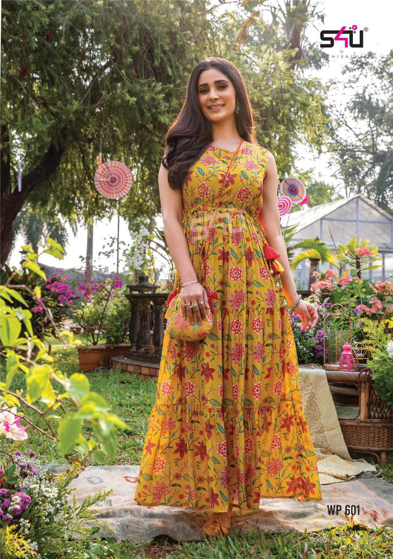 S4u Shivali Weekend Passion Vol 6 Rayon Designer Casual Wear Gown Wear