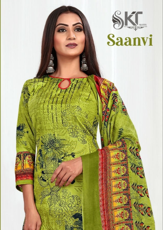 Skt Suits Saanvi Soft Cotton Printed Party Wear Salwar Suits
