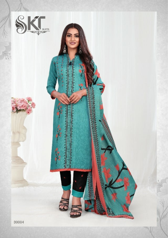 Skt Suits Saanvi Soft Cotton Printed Party Wear Salwar Suits