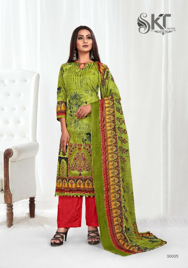 Skt Suits Saanvi Soft Cotton Printed Party Wear Salwar Suits