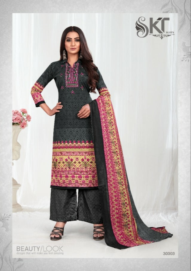 Skt Suits Saanvi Soft Cotton Printed Party Wear Salwar Suits