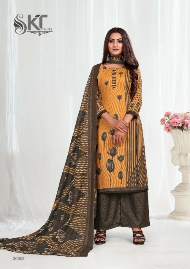 Skt Suits Saanvi Soft Cotton Printed Party Wear Salwar Suits