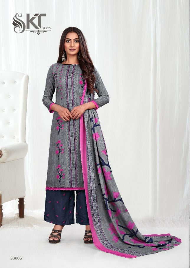 Skt Suits Saanvi Soft Cotton Printed Party Wear Salwar Suits