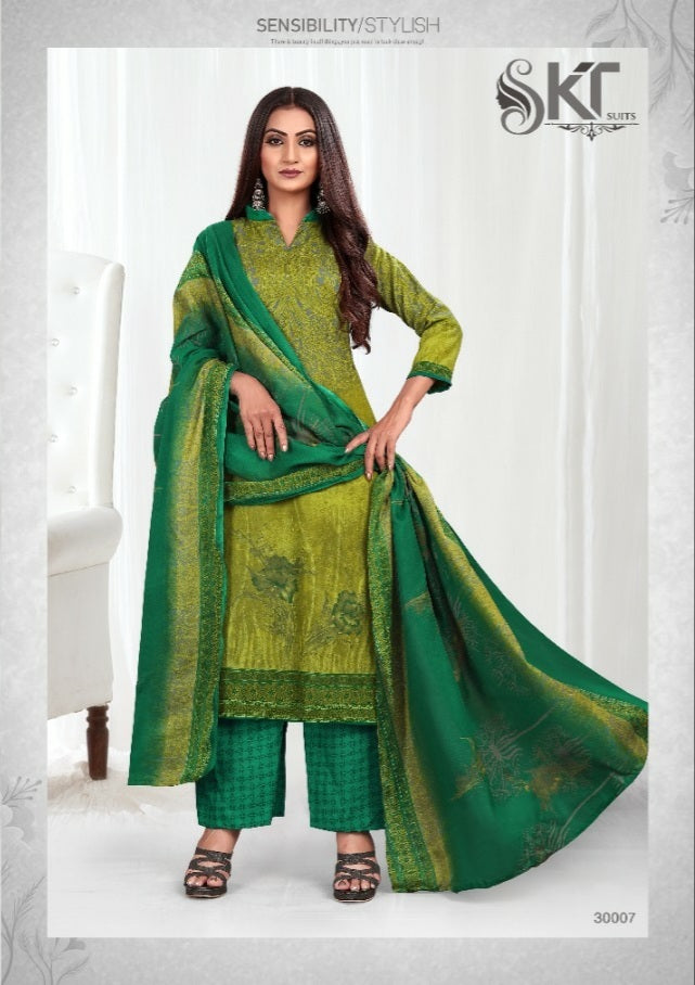 Skt Suits Saanvi Soft Cotton Printed Party Wear Salwar Suits