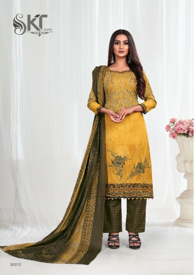 Skt Suits Saanvi Soft Cotton Printed Party Wear Salwar Suits