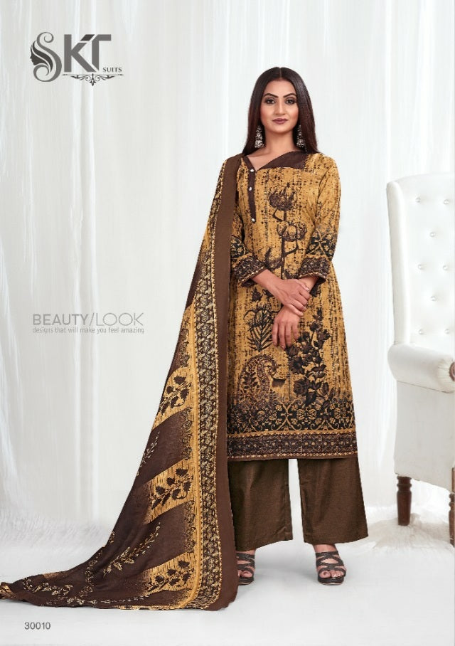 Skt Suits Saanvi Soft Cotton Printed Party Wear Salwar Suits
