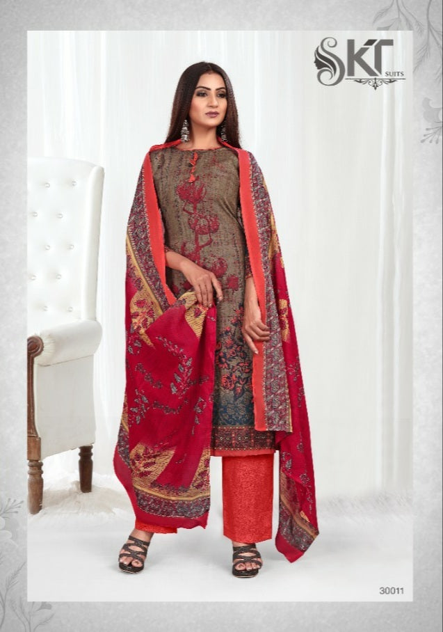 Skt Suits Saanvi Soft Cotton Printed Party Wear Salwar Suits