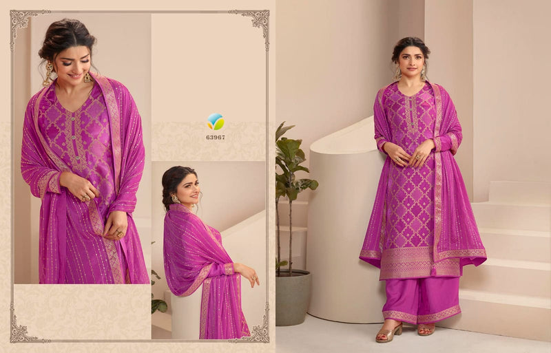 Vinay Fashion Kaseesh Saavi Double Zari Dola Jacquard Fancy Desginer Salwar Suit