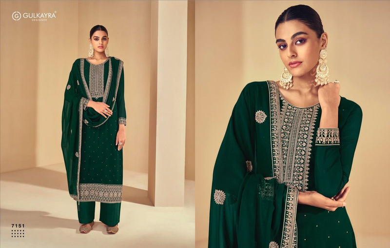 Gulkayra Sabnam Georgette With Heavy Embroidery Work Stylish Designer Festive Wear Salwar Kameez