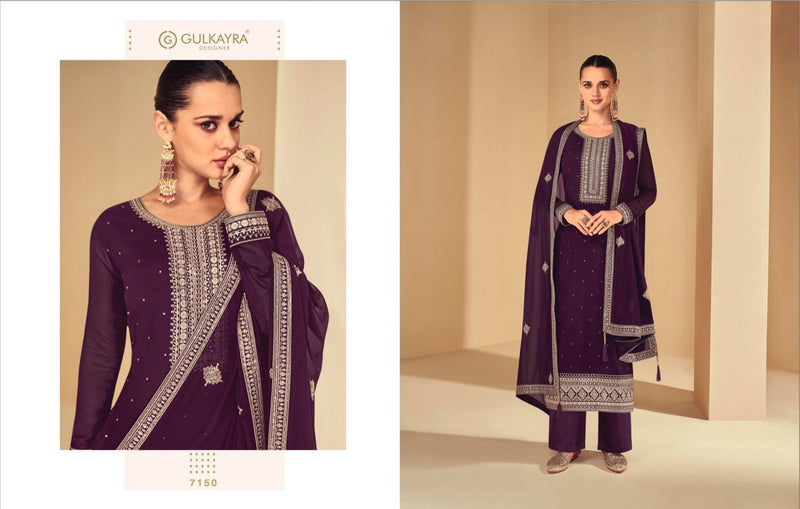 Gulkayra Sabnam Georgette With Heavy Embroidery Work Stylish Designer Festive Wear Salwar Kameez