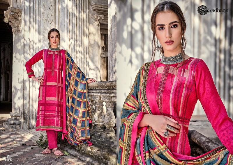 Sadhna Fashion Safiyah Pure Pashmina Digital Print Woolen Collection Suits