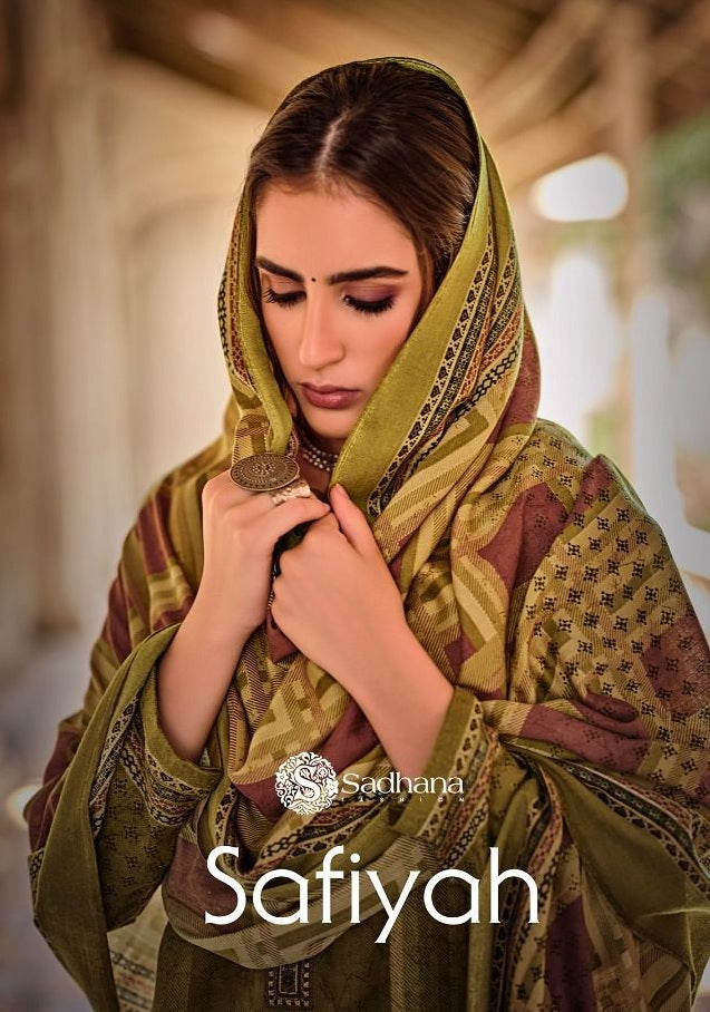 Sadhna Fashion Safiyah Pure Pashmina Digital Print Woolen Collection Suits