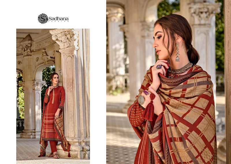 Sadhna Fashion Safiyah Pure Pashmina Digital Print Woolen Collection Suits