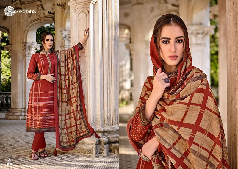 Sadhna Fashion Safiyah Pure Pashmina Digital Print Woolen Collection Suits